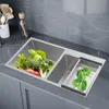 Vestavný dřez Umyvadlo Dřez z nerezové oceli 780 * 430 * Náhled obrázku produktu 3