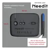A product shot of a Needit Park Micro Solar electronic parking disc with dimensions and feature callouts. Náhľad obrázku produktu