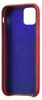 The image shows the inside of a red iPhone case with a blue lining. Podgląd zdjęcia produktu