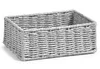 Zeller Aufbewahrungskörbchen, 2-er Set, grau, 20 x 14 x 7; Produktbild-Vorschau 2