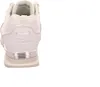 The back view of a white Skechers sneaker. Voir les images du produit