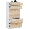 AKORD Furniture Factory OP0LK-6BIASON005, Weiß, Eiche, 6 Produktbild-Vorschau 2