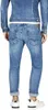 Back view of a person wearing blue jeans and a denim jacket. Produktbild-Vorschau