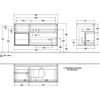 Villeroy & Boch F412HGGK Waschbeckenunterschrank Finion F41 Produktbild-Vorschau 2