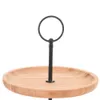Excellent Houseware Serviertablett 2 Etagen Bambus Rund Produktbild-Vorschau 6