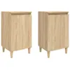 Nachttische 2 Stk. Sonoma-Eiche 40x35x70 cm Holzwerkstoff Produktbild-Vorschau 1