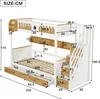 Flieks Etagenbett 90x200cm mit Schubladen, Kinderbett mit Produktbild-Vorschau 7
