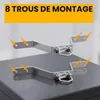 Extralink Support de mât d’antenne 150 mm, avec étriers M8, Voir les images du produit 5