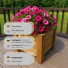 HolzGarden Set 3 Stück Pflanzkübel Holz 2x 80x32x40 cm + Produktbild-Vorschau 5