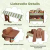 COSTWAY Kinderspeelwinkel, speelgoedmarktstand met 6 Productafbeelding-voorbeeld 7