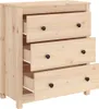 vidaXL Příborník 70x35x80 cm borovice masiv Náhled obrázku produktu 5