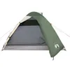 vidaXL Tente de camping dôme 3 personnes Vert Étanche Voir les images du produit 5