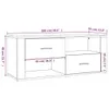 vidaXL Szafka pod TV dąb sonoma 100x35x40 cm materiał Podgląd zdjęcia produktu 7