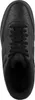 A top-down view of a black Nike Court Vision Low sneaker. Anteprima dell’immagine prodotto