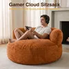 CHITA Sitzsack mit Kissen & Decke, Chenille, Sitzsack Produktbild-Vorschau 8