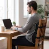 Lendenkissen für Rücken - Memory-Schaum für Bürostuhl, Autositz und Sessel Náhľad obrázku produktu