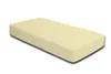 A cream-colored fitted sheet is shown on a white background. Produktbild-Vorschau