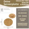 LS-LebenStil Servierplatte Drehteller Bambus 35cm Produktbild-Vorschau 2