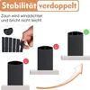 Diagram showing how to improve fence stability. Podgląd zdjęcia produktu