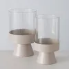Boltze Windlicht Pallas Leuchter Eisen & Klarglas Beige Voir les images du produit 22