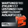Batteria al gel GP-PRO GTZ7S, 12 V, 6 Ah, 130 A, per quad, Anteprima dell’immagine prodotto 7