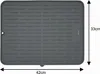 Geschirrtrocknungsmatte Silikon 42X33Cm Grau Kinghoff Produktbild-Vorschau 12