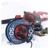 Wetterfeste Kabeltrommel 50 m / 4 Steckdosen / blau / PVC / 230 V / 1,5 mm2 Produktbild-Vorschau