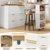 MODFU Küchenbuffet Sideboard mit Schubladen und Offener Produktbild-Vorschau 4