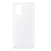 A transparent plastic phone case is shown against a white background. Voir les images du produit