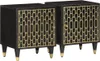vidaXL Nachttische 2 Stk. 40x33x46 cm Massivholz Mango Produktbild-Vorschau 7