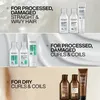 A collage of three marketing banners showcasing Redken hair products for different hair types. Produktbild-Vorschau