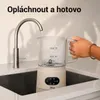 Elektrický pěnový mlékař Olvy ze skla, 4 v 1, 500 W, s Náhled obrázku produktu 8