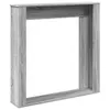 vidaXL Obudowa kominka szara Sonoma 100x20x100 cm materiał Podgląd zdjęcia produktu 6