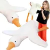 Coussin en peluche d'oie, doudou, ours en peluche, doux, Voir les images du produit 15