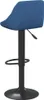 Barhocker DUKE höhenverstellbar 2er Set Blau Samt  | Produktbild-Vorschau 6