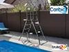 Edelstahl Poolleiter BIG XXL Hochbeckenleiter Leiter Produktbild-Vorschau 7