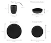 CreaTable, 22979, Uno Black, Tellerset 12-tlg, Steinzeug Produktbild-Vorschau 12
