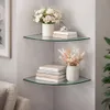 Eckregal Wand Glas 6 mm – abgerundetes Duschregal Ecke für Produktbild-Vorschau 8