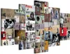 Italienischer Leinwand Leinwandbild - Art of Collage: Produktbild-Vorschau 1