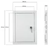 ADGO - Revisionsklappe 40x60 Revisionstür, Metall - Weiß, Produktbild-Vorschau 8