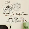 GKA Wandtattoo 5 lustige Kaffeetassen Coffee Time 70 cm für Produktbild-Vorschau 1