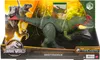 A toy dinosaur in its packaging, with graphics of other dinosaurs and jungle scenery. Náhľad obrázku produktu