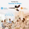 Deckenventilator mit Beleuchtung leise, Ø100cm DC Motor 6 Produktbild-Vorschau 14