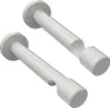 Interdeco Gardinenstange / Vorhangstange Silbergrau / Weiß, Produktbild-Vorschau 5