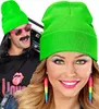 "Mütze Beanie Neon Grün"  Wolloptik Produktbild-Vorschau 8