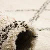 Hochflor Langflor Shaggy Teppich Boho Rauten Creme, Produktbild-Vorschau 4