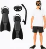Tauchset Maske mit Schnorchelflossen zum Schwimmen Größen Produktbild-Vorschau 6