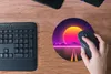 MuchoWow® Mauspad Mousepad Sonne - Straße - Vintage - Retro Produktbild-Vorschau 4