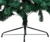 vidaXL Sztuczna pół choinka ze stojakiem Zielona 150 cm PVC Podgląd zdjęcia produktu 15