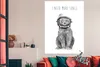MuchoWow® Poster Zitat - Katze - Astronaut - Tiere 120x160 Produktbild-Vorschau 2